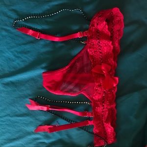 Red NWOT lingerie